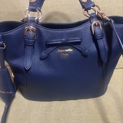 サマンサベガ　紺色ショルダーバッグの画像