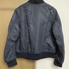 ユニクロ MA-1ブルゾン ブラック サイズXL アウター　UNIQLO
の画像