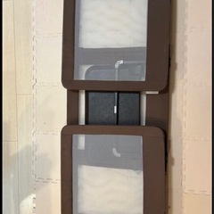 日本育児 ベビーゲート おくだけとおせんぼ Lサイズ ブラウンの画像