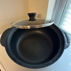 ニトリ　フッ素コート卓上鍋  (4〜5人用)の画像