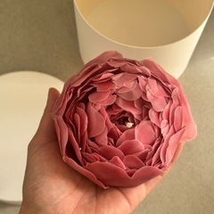 芍薬キャンドル　貼り箱付きの画像