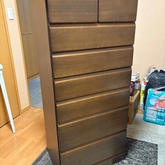 木目　w600　タンス　小傷ありますの画像