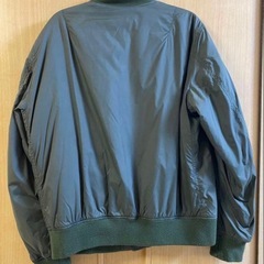 ユニクロ　UNIQLO MA-1 フライトジャケット　ブルゾン　L カーキの画像