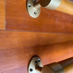 木製手すり　ロング　2本　釘は新品の画像