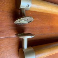 木製手すり　ロング　2本　釘は新品の画像