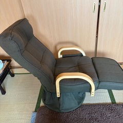 オットマン付き高座いす椅子の画像