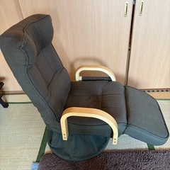 オットマン付き高座いす椅子の画像