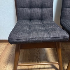 ニトリ　2脚分 ダイニングチェアライの画像