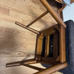 ニトリ　2脚分 ダイニングチェアライの画像