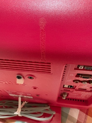 SHARP ピンク色の液晶テレビ19型 (タカッシー) 遠州西ヶ崎のテレビ