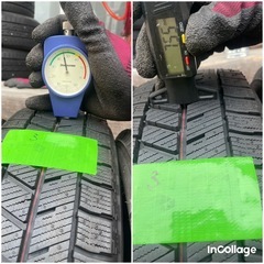 155/65R13 ブリザックVRX3 中古バリ溝
の画像