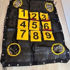 野球練習用ネット　ストラックアウト　コース練習の画像