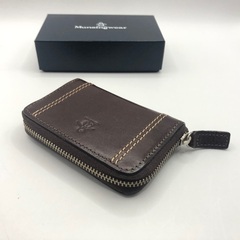 【未使用品】マンシングウェア コインケース 小銭入れ（チョコ）の画像