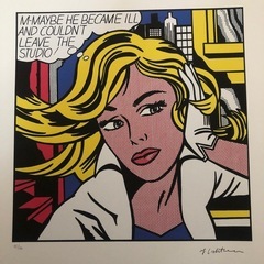 ロイ・リキテンスタイン リトグラフ COA付きの画像