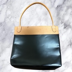 レザー キタムラ キッズ ハンドバッグ ブラック 黒の画像