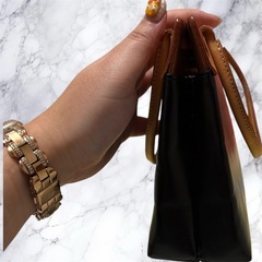 レザー キタムラ キッズ ハンドバッグ ブラック 黒の画像