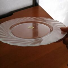 【新品】フランス製　ガラスプレートの画像