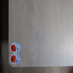 ニトリ　ローテーブル　木目　机　引き取り限定　ウッドの画像