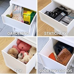 収納ケース　グレーの画像