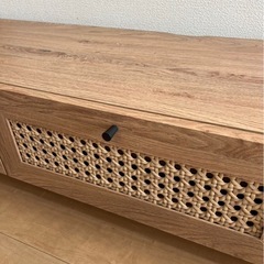 LOWYA ラタン調　テレビボードの画像