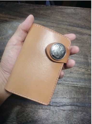 国内最高峰栃木レザーMiddle Leather Wallet  Wild