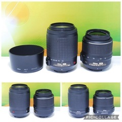 初心者おすすめ♡Nikon D3300 ダブルズームキット 美品 動作良好 ダブルレンズ 手ぶれ補正の画像