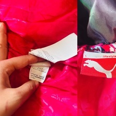 PUMA ライトダウンフードジャケットの画像