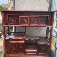 木製仏壇風収納棚　引き取り限定の画像