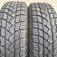 軽自動車　スタッドレス　ダイハツ純正ホイールの画像