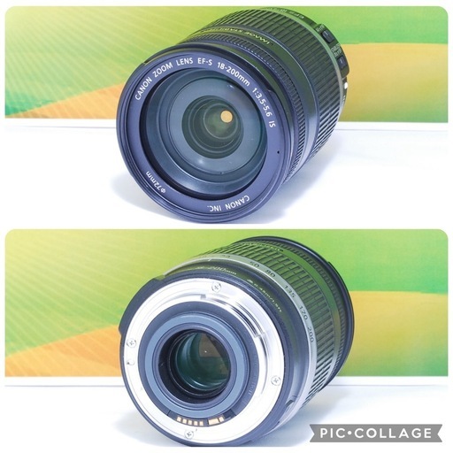 これ1本でOK✨超万能レンズ✨Canon EF-S 18-200mm f3.5-5.6 IS 手ぶれ