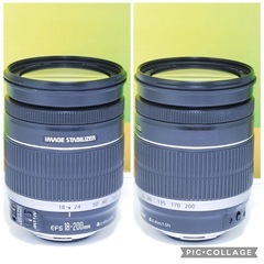 これ1本でOK✨超万能レンズ✨Canon EF-S 18-200mm f3.5-5.6 IS 手ぶれ補正 レンズ交換不要 広角から望遠までの画像