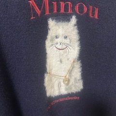 リジェイスプル　猫のニットの画像