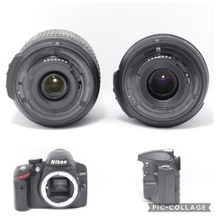 初心者おすすめ✨元箱付き✨Nikon D3200 ダブルズームキット 手ぶれ補正 ダブルレンズ スマホ転送 動作良好 美品の画像