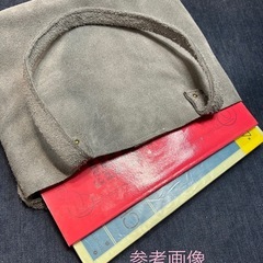 トートバッグ　A4サイズが入る　やわらかい高級本革 ヌバックレザー　の画像