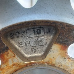 YOKOHAMA AVS MODEL T5 20インチ 10j☆2本
PCD114.3の画像