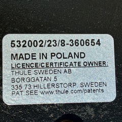 Thule  フリーライド　サイクルキャリアTh532 cycle carrier Th532の画像