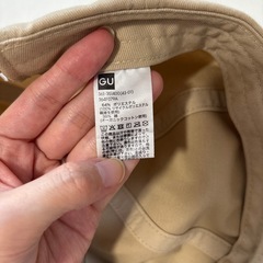 GU　帽子　キャップの画像