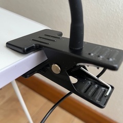 デスクライト　電気　クリップ式　USB接続の画像