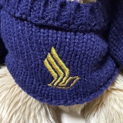 シンガポール航空のテディベアの画像