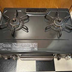 Paloma ガスコンロ　IC-S37BM-L 2021年製 都市ガスの画像