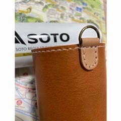 CB缶レザーカバー◆イタリアンレザーチョコの画像