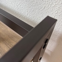 木目調ラック（室内で使用）の画像