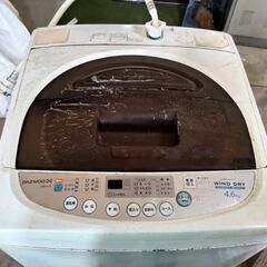 DAEWOO DWA-SL46全自動洗濯機46kg　動作確認済み中古品！引取り専用の画像
