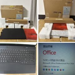 2023.01製富士通 ノートパソコン FMV Lite WA1G3 FMVWG3A115 ★取説、元箱付き★外観美品の画像