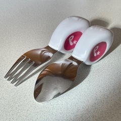 ドードル　スプーン　フォーク　おまけ付き 離乳食 ハサミの画像