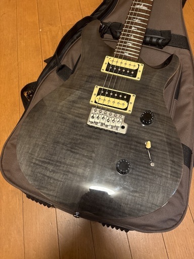 美品　PRS SE custom 24 Gray Black? ケース付き