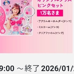 しなこ✕ドンキ オリジナルグッズ ピンクセットの画像