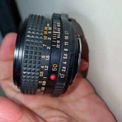 良品2 minolta md ROKKOR 50mm F1.7 ＊分解清掃済の画像