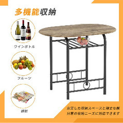  2人用ダイニングテーブル 黒 ブラックの画像