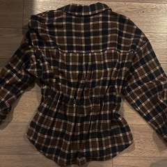 r•p•s 長袖チェック厚手シャツ　サイズM レディースの画像